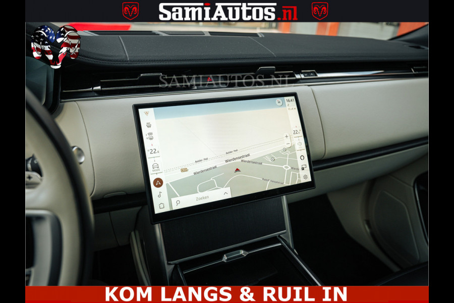 Land Rover Range Rover P550e 551 PK GARANTIE TOT 14-03-2029 | ACHTERAS BESTURING | SOFT CLOSE | HEAD-UP | FACELIFT MODEL | 23 INCH VELGEN | PANORAMADAK | STUURVERWARMING | STOEL KOELING | Incl btw | Fabrieksgarantie tot 14-03-2029 – Geniet van gemoedsrust met uitgebreide dekking tot deze datum.