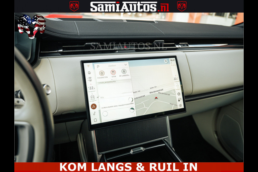 Land Rover Range Rover P550e 551 PK GARANTIE TOT 14-03-2029 | ACHTERAS BESTURING | SOFT CLOSE | HEAD-UP | FACELIFT MODEL | 23 INCH VELGEN | PANORAMADAK | STUURVERWARMING | STOEL KOELING | Incl btw | Fabrieksgarantie tot 14-03-2029 – Geniet van gemoedsrust met uitgebreide dekking tot deze datum.