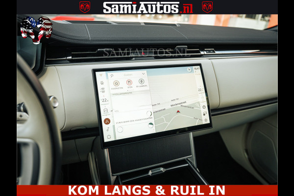Land Rover Range Rover P550e 551 PK GARANTIE TOT 14-03-2029 | ACHTERAS BESTURING | SOFT CLOSE | HEAD-UP | FACELIFT MODEL | 23 INCH VELGEN | PANORAMADAK | STUURVERWARMING | STOEL KOELING | Incl btw | Fabrieksgarantie tot 14-03-2029 – Geniet van gemoedsrust met uitgebreide dekking tot deze datum.