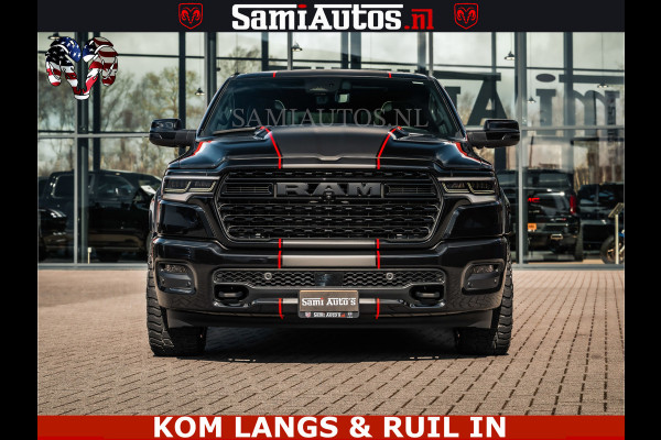 Dodge Ram HULK | Limited Night H.O 540HP 706Nm | Massage + Full Option | De Meest Luxe en Volle Pick-Up in zijn Klasse | Hulk Pack is meer Comfortabele Dubbele Cabine met Royale 5 Zitplaatsen | BPM vrij | Nu Leverbaar uit Voorraad | Voorraad Nr 2357 - 5182