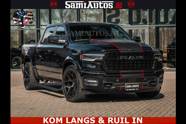Dodge Ram HULK | Limited Night H.O 540HP 706Nm | Massage + Full Option | De Meest Luxe en Volle Pick-Up in zijn Klasse | Hulk Pack is meer Comfortabele Dubbele Cabine met Royale 5 Zitplaatsen | BPM vrij | Nu Leverbaar uit Voorraad | Voorraad Nr 2357 - 5182