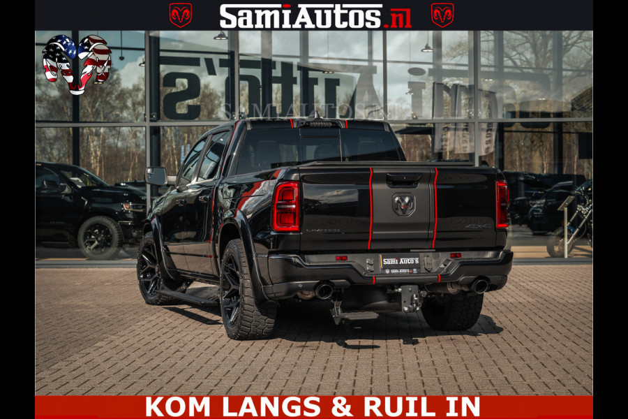 Dodge Ram HULK | Limited Night H.O 540HP 706Nm | Massage + Full Option | De Meest Luxe en Volle Pick-Up in zijn Klasse | Hulk Pack is meer Comfortabele Dubbele Cabine met Royale 5 Zitplaatsen | BPM vrij | Nu Leverbaar uit Voorraad | Voorraad Nr 2357 - 5182
