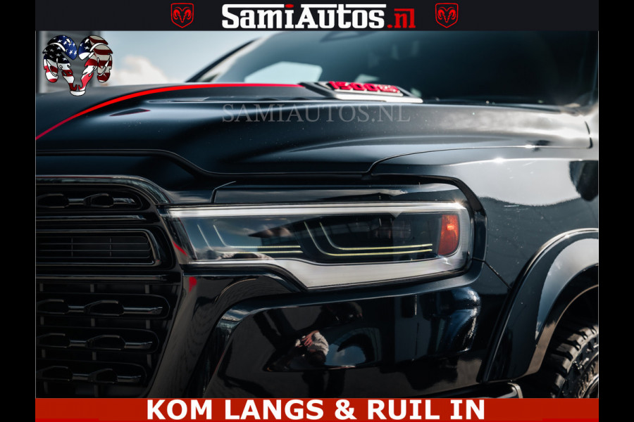 Dodge Ram HULK | Limited Night H.O 540HP 706Nm | Massage + Full Option | De Meest Luxe en Volle Pick-Up in zijn Klasse | Hulk Pack is meer Comfortabele Dubbele Cabine met Royale 5 Zitplaatsen | BPM vrij | Nu Leverbaar uit Voorraad | Voorraad Nr 2357 - 5182