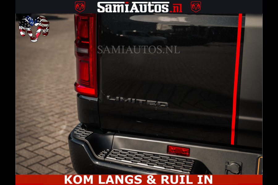 Dodge Ram HULK | Limited Night H.O 540HP 706Nm | Massage + Full Option | De Meest Luxe en Volle Pick-Up in zijn Klasse | Hulk Pack is meer Comfortabele Dubbele Cabine met Royale 5 Zitplaatsen | BPM vrij | Nu Leverbaar uit Voorraad | Voorraad Nr 2357 - 5182
