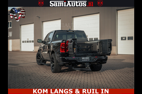 Dodge Ram Limited H.O 540PK 706Nm | Massage + Full Option | De Meest Luxe en Volle Pick-Up in zijn Klasse | Comfortabele Dubbele Cabine met Royale 5 Zitplaatsen | BPM vrij | Nu Leverbaar uit Voorraad | Voorraad Nr 2326 - 5169