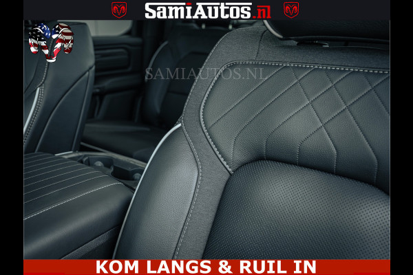 Dodge Ram Limited H.O 540PK 706Nm | Massage + Full Option | De Meest Luxe en Volle Pick-Up in zijn Klasse | Comfortabele Dubbele Cabine met Royale 5 Zitplaatsen | BPM vrij | Nu Leverbaar uit Voorraad | Voorraad Nr 2326 - 5169