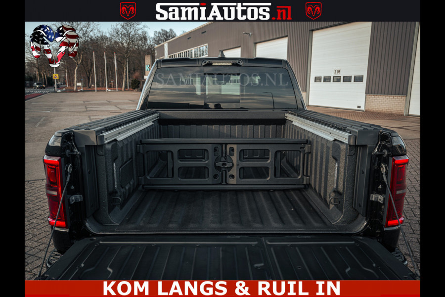 Dodge Ram Limited H.O 540PK 706Nm | Massage + Full Option | De Meest Luxe en Volle Pick-Up in zijn Klasse | Comfortabele Dubbele Cabine met Royale 5 Zitplaatsen | BPM vrij | Nu Leverbaar uit Voorraad | Voorraad Nr 2326 - 5169