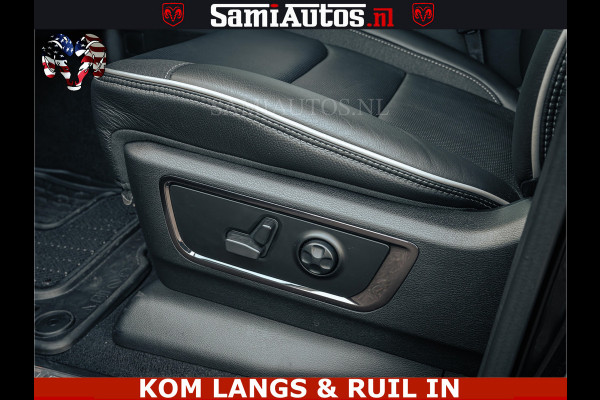 Dodge Ram Limited H.O 540PK 706Nm | Massage + Full Option | De Meest Luxe en Volle Pick-Up in zijn Klasse | Comfortabele Dubbele Cabine met Royale 5 Zitplaatsen | BPM vrij | Nu Leverbaar uit Voorraad | Voorraad Nr 2326 - 5169