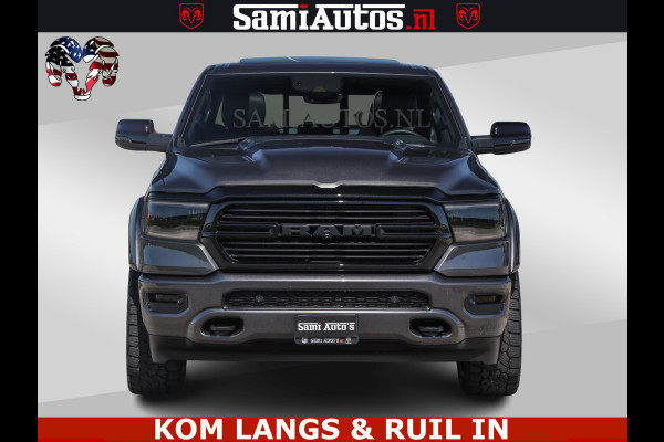 Dodge Ram HULK PACK | 360 CAMERA | ADAPTIVE CRUSE | PANODAK | VOLLE UITVOERING | LARAMIE NIGHT | 5.7 V8 HEMI 402PK 4x4 | CREWCAB 5 PERSOONS | GRIJSKENTEKEN | Granite Crystal Metallic Mijn Voorraad Nr 1998 - 24130