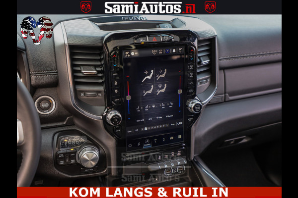 Dodge Ram HULK PACK | 360 CAMERA | ADAPTIVE CRUSE | PANODAK | VOLLE UITVOERING | LARAMIE NIGHT | 5.7 V8 HEMI 402PK 4x4 | CREWCAB 5 PERSOONS | GRIJSKENTEKEN | Granite Crystal Metallic Mijn Voorraad Nr 1998 - 24130