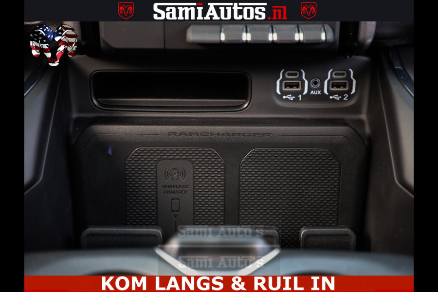 Dodge Ram HULK PACK | 360 CAMERA | ADAPTIVE CRUSE | PANODAK | VOLLE UITVOERING | LARAMIE NIGHT | 5.7 V8 HEMI 402PK 4x4 | CREWCAB 5 PERSOONS | GRIJSKENTEKEN | Granite Crystal Metallic Mijn Voorraad Nr 1998 - 24130