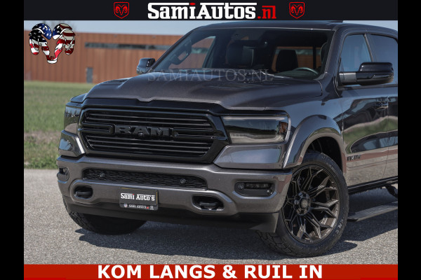 Dodge Ram HULK PACK | 360 CAMERA | ADAPTIVE CRUSE | PANODAK | VOLLE UITVOERING | LARAMIE NIGHT | 5.7 V8 HEMI 402PK 4x4 | CREWCAB 5 PERSOONS | GRIJSKENTEKEN | Granite Crystal Metallic Mijn Voorraad Nr 1998 - 24130