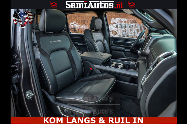 Dodge Ram HULK PACK | 360 CAMERA | ADAPTIVE CRUSE | PANODAK | VOLLE UITVOERING | LARAMIE NIGHT | 5.7 V8 HEMI 402PK 4x4 | CREWCAB 5 PERSOONS | GRIJSKENTEKEN | Granite Crystal Metallic Mijn Voorraad Nr 1998 - 24130