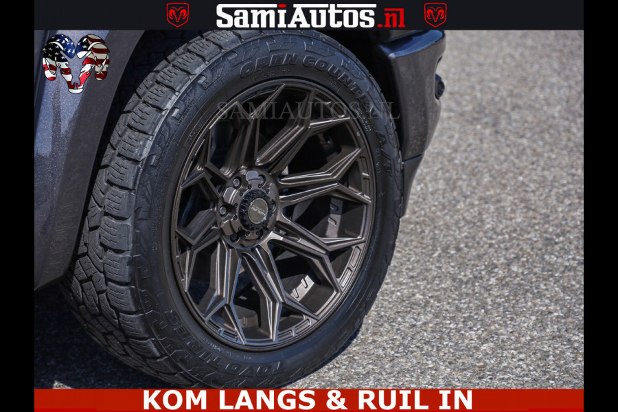 Dodge Ram HULK PACK | 360 CAMERA | ADAPTIVE CRUSE | PANODAK | VOLLE UITVOERING | LARAMIE NIGHT | 5.7 V8 HEMI 402PK 4x4 | CREWCAB 5 PERSOONS | GRIJSKENTEKEN | Granite Crystal Metallic Mijn Voorraad Nr 1998 - 24130