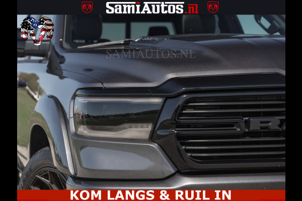 Dodge Ram HULK PACK | 360 CAMERA | ADAPTIVE CRUSE | PANODAK | VOLLE UITVOERING | LARAMIE NIGHT | 5.7 V8 HEMI 402PK 4x4 | CREWCAB 5 PERSOONS | GRIJSKENTEKEN | Granite Crystal Metallic Mijn Voorraad Nr 1998 - 24130
