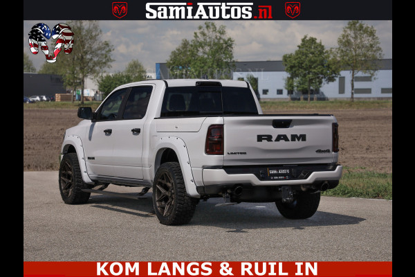 Dodge Ram Limited Night High Output 540HP 706Nm | Massage + Full Option | De Meest Luxe en Volle Pick-Up in zijn Klasse | Comfortabele Dubbele Cabine met Royale 5 Zitplaatsen | BPM vrij | Nu Leverbaar uit Voorraad | Voorraad Nr 2351 - 7478