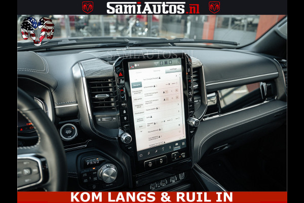 Dodge Ram Limited Night High Output 540HP 706Nm | Massage + Full Option | De Meest Luxe en Volle Pick-Up in zijn Klasse | Comfortabele Dubbele Cabine met Royale 5 Zitplaatsen | BPM vrij | Nu Leverbaar uit Voorraad | Voorraad Nr 2351 - 7478