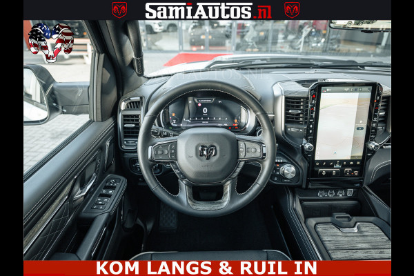 Dodge Ram Limited Night High Output 540HP 706Nm | Massage + Full Option | De Meest Luxe en Volle Pick-Up in zijn Klasse | Comfortabele Dubbele Cabine met Royale 5 Zitplaatsen | BPM vrij | Nu Leverbaar uit Voorraad | Voorraad Nr 2351 - 7478