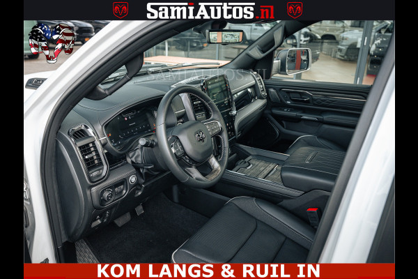 Dodge Ram Limited Night High Output 540HP 706Nm | Massage + Full Option | De Meest Luxe en Volle Pick-Up in zijn Klasse | Comfortabele Dubbele Cabine met Royale 5 Zitplaatsen | BPM vrij | Nu Leverbaar uit Voorraad | Voorraad Nr 2351 - 7478