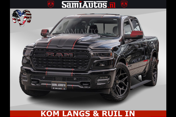 Dodge Ram Limited H.O 540HP 706Nm | Massage + Full Option | De Meest Luxe en Volle Pick-Up in zijn Klasse | Comfortabele Dubbele Cabine met Royale 5 Zitplaatsen | BPM vrij | Nu Leverbaar uit Voorraad | Voorraad Nr 2304 - 8540