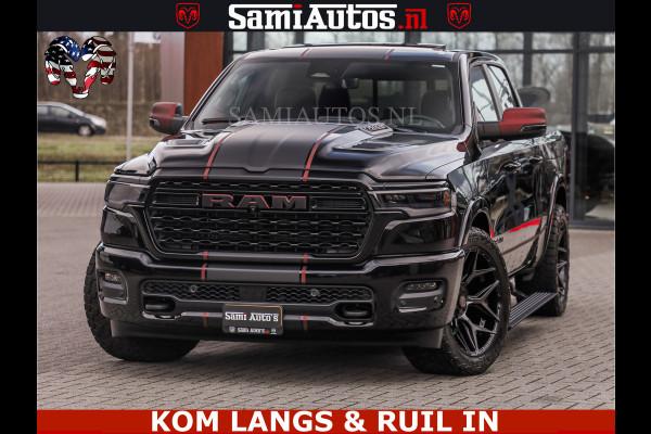 Dodge Ram Limited H.O 540HP 706Nm | Massage + Full Option | De Meest Luxe en Volle Pick-Up in zijn Klasse | Comfortabele Dubbele Cabine met Royale 5 Zitplaatsen | BPM vrij | Nu Leverbaar uit Voorraad | Voorraad Nr 2304 - 8540