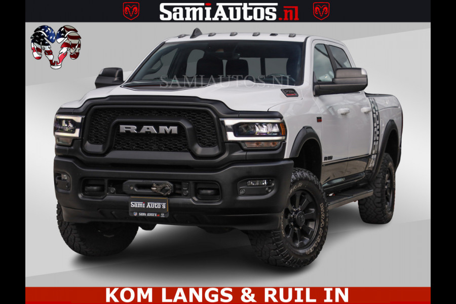 Dodge Ram 2500 POWER WAGON | 6 PERSOONS | 6.4 V8 4X4 | ADAPTIVE | FULL LED | TREK LIER | OPEN DAK | 6.4F BAK | 3500KG | CAMERA V+A | SPER DIFF | TWO TONE UITVOERING | ALARM | VOLLE UITVOERING |