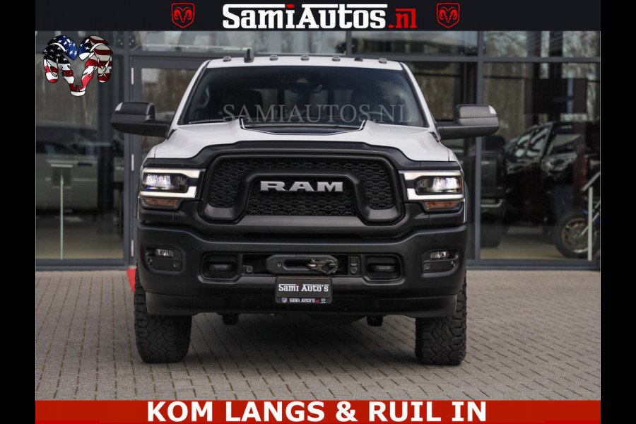 Dodge Ram 2500 POWER WAGON | 6 PERSOONS | 6.4 V8 4X4 | ADAPTIVE | FULL LED | TREK LIER | OPEN DAK | 6.4F BAK | 3500KG | CAMERA V+A | SPER DIFF | TWO TONE UITVOERING | ALARM | VOLLE UITVOERING |