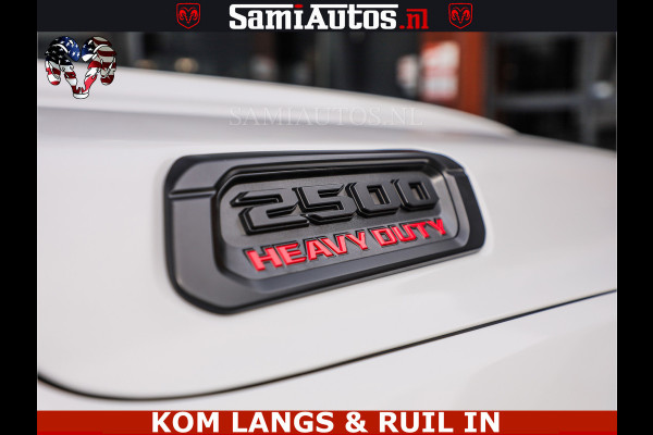 Dodge Ram 2500 POWER WAGON | 6 PERSOONS | 6.4 V8 4X4 | ADAPTIVE | FULL LED | TREK LIER | OPEN DAK | 6.4F BAK | 3500KG | CAMERA V+A | SPER DIFF | TWO TONE UITVOERING | ALARM | VOLLE UITVOERING |