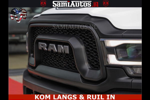 Dodge Ram 2500 POWER WAGON | 6 PERSOONS | 6.4 V8 4X4 | ADAPTIVE | FULL LED | TREK LIER | OPEN DAK | 6.4F BAK | 3500KG | CAMERA V+A | SPER DIFF | TWO TONE UITVOERING | ALARM | VOLLE UITVOERING |