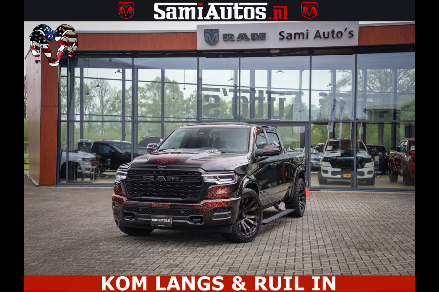 Dodge Ram COBRA EDITION | All-In Prijs | Limited Night High Output 540HP 706Nm | Massage + Full Option | De Meest Luxe en Volle Pick-Up in Comfortabele Dubbele Cabine met Royale 5 Zitplaatsen | BPM vrij | Nu Leverbaar uit Voorraad | Voorraad Nr 2335 - 5153 |