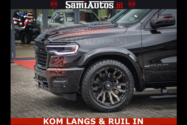 Dodge Ram COBRA EDITION | All-In Prijs | Limited Night High Output 540HP 706Nm | Massage + Full Option | De Meest Luxe en Volle Pick-Up in Comfortabele Dubbele Cabine met Royale 5 Zitplaatsen | BPM vrij | Nu Leverbaar uit Voorraad | Voorraad Nr 2335 - 5153 |