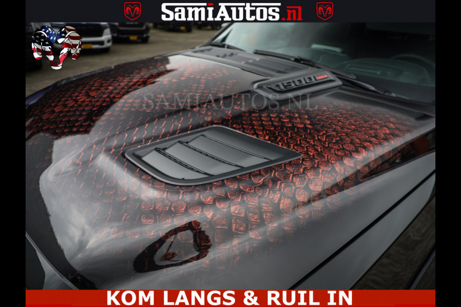 Dodge Ram COBRA EDITION | All-In Prijs | Limited Night High Output 540HP 706Nm | Massage + Full Option | De Meest Luxe en Volle Pick-Up in Comfortabele Dubbele Cabine met Royale 5 Zitplaatsen | BPM vrij | Nu Leverbaar uit Voorraad | Voorraad Nr 2335 - 5153 |