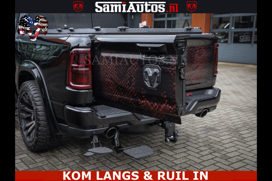 Dodge Ram COBRA EDITION | All-In Prijs | Limited Night High Output 540HP 706Nm | Massage + Full Option | De Meest Luxe en Volle Pick-Up in Comfortabele Dubbele Cabine met Royale 5 Zitplaatsen | BPM vrij | Nu Leverbaar uit Voorraad | Voorraad Nr 2335 - 5153 |