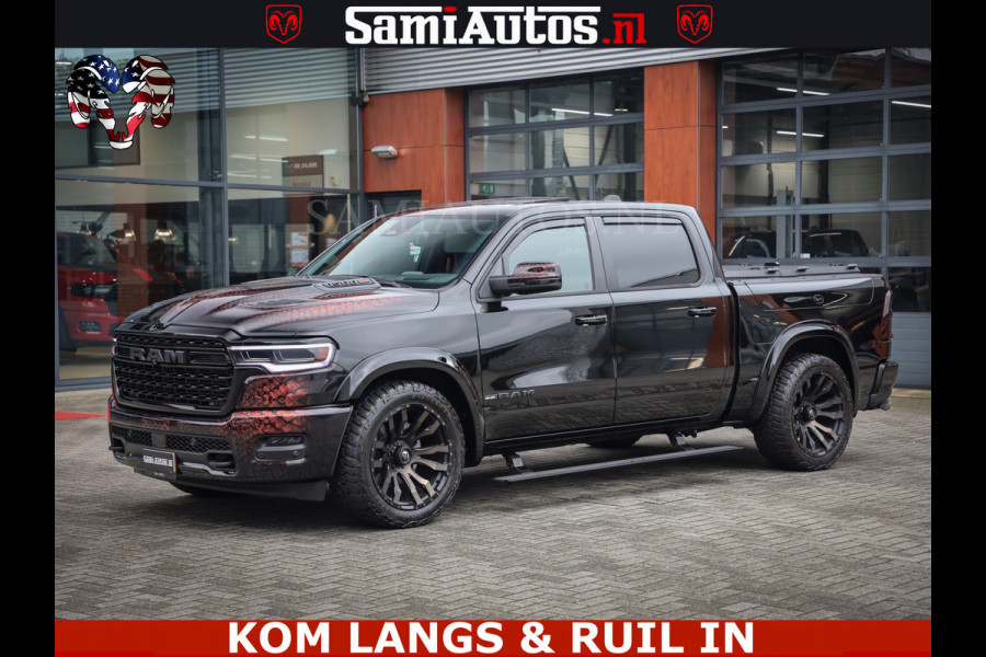 Dodge Ram COBRA EDITION | All-In Prijs | Limited Night High Output 540HP 706Nm | Massage + Full Option | De Meest Luxe en Volle Pick-Up in Comfortabele Dubbele Cabine met Royale 5 Zitplaatsen | BPM vrij | Nu Leverbaar uit Voorraad | Voorraad Nr 2335 - 5153 |