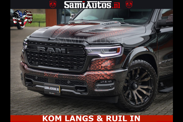Dodge Ram COBRA EDITION | All-In Prijs | Limited Night High Output 540HP 706Nm | Massage + Full Option | De Meest Luxe en Volle Pick-Up in Comfortabele Dubbele Cabine met Royale 5 Zitplaatsen | BPM vrij | Nu Leverbaar uit Voorraad | Voorraad Nr 2335 - 5153 |
