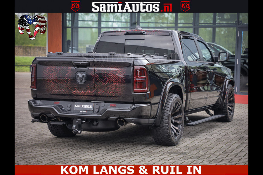 Dodge Ram COBRA EDITION | All-In Prijs | Limited Night High Output 540HP 706Nm | Massage + Full Option | De Meest Luxe en Volle Pick-Up in Comfortabele Dubbele Cabine met Royale 5 Zitplaatsen | BPM vrij | Nu Leverbaar uit Voorraad | Voorraad Nr 2335 - 5153 |