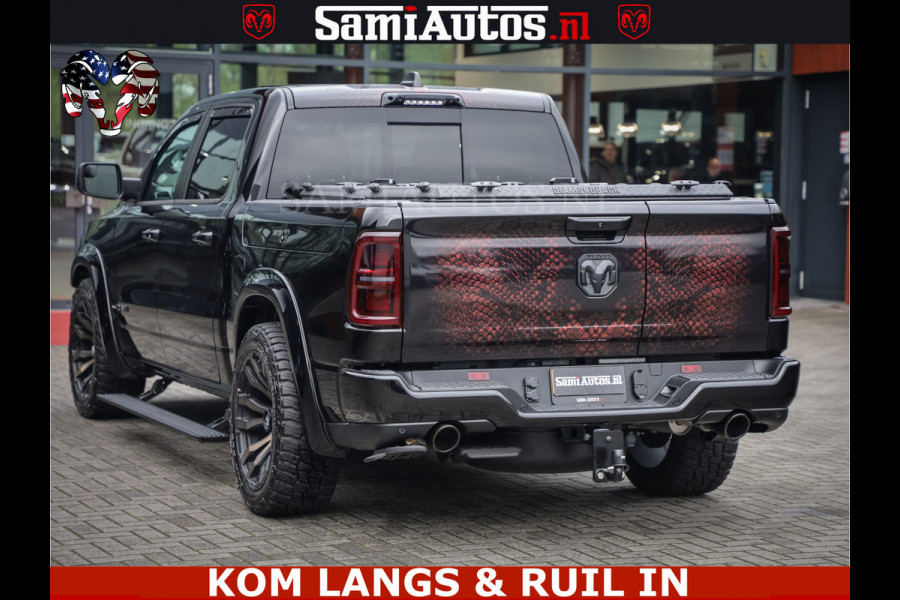Dodge Ram COBRA EDITION | All-In Prijs | Limited Night High Output 540HP 706Nm | Massage + Full Option | De Meest Luxe en Volle Pick-Up in Comfortabele Dubbele Cabine met Royale 5 Zitplaatsen | BPM vrij | Nu Leverbaar uit Voorraad | Voorraad Nr 2335 - 5153 |