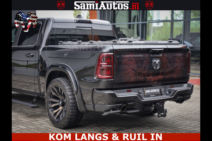 Dodge Ram COBRA EDITION | All-In Prijs | Limited Night High Output 540HP 706Nm | Massage + Full Option | De Meest Luxe en Volle Pick-Up in Comfortabele Dubbele Cabine met Royale 5 Zitplaatsen | BPM vrij | Nu Leverbaar uit Voorraad | Voorraad Nr 2335 - 5153 |