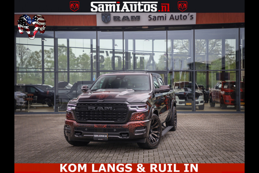 Dodge Ram COBRA EDITION | All-In Prijs | Limited Night High Output 540HP 706Nm | Massage + Full Option | De Meest Luxe en Volle Pick-Up in Comfortabele Dubbele Cabine met Royale 5 Zitplaatsen | BPM vrij | Nu Leverbaar uit Voorraad | Voorraad Nr 2335 - 5153 |
