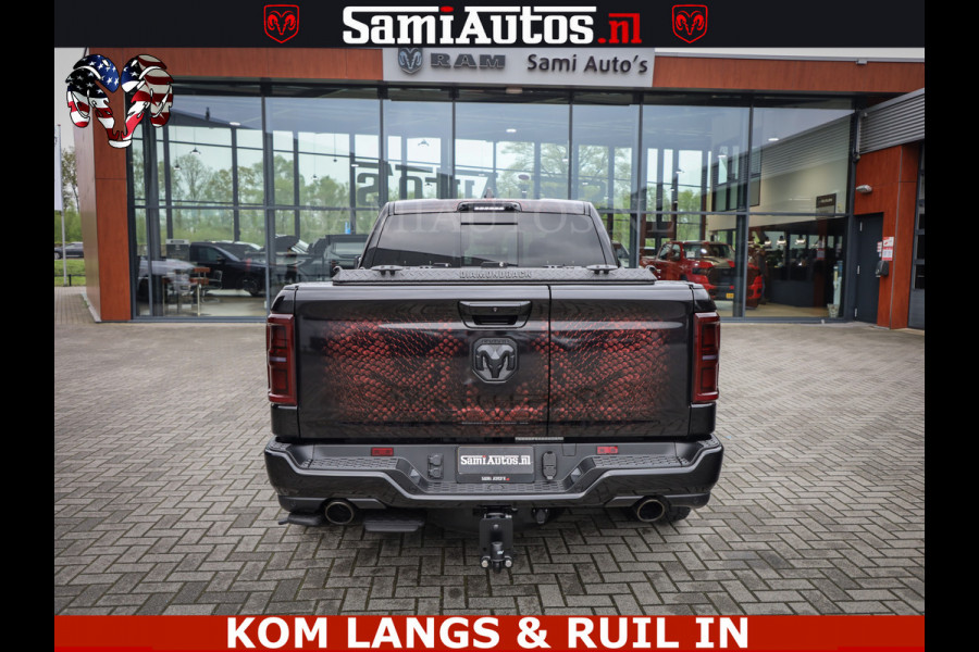 Dodge Ram COBRA EDITION | All-In Prijs | Limited Night High Output 540HP 706Nm | Massage + Full Option | De Meest Luxe en Volle Pick-Up in Comfortabele Dubbele Cabine met Royale 5 Zitplaatsen | BPM vrij | Nu Leverbaar uit Voorraad | Voorraad Nr 2335 - 5153 |
