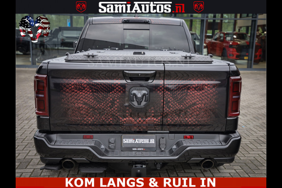 Dodge Ram COBRA EDITION | All-In Prijs | Limited Night High Output 540HP 706Nm | Massage + Full Option | De Meest Luxe en Volle Pick-Up in Comfortabele Dubbele Cabine met Royale 5 Zitplaatsen | BPM vrij | Nu Leverbaar uit Voorraad | Voorraad Nr 2335 - 5153 |