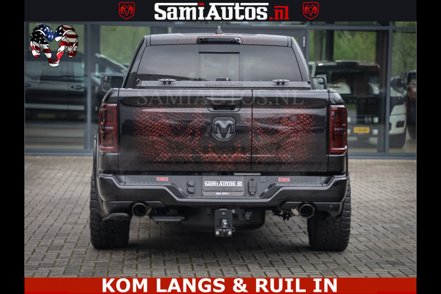 Dodge Ram COBRA EDITION | All-In Prijs | Limited Night High Output 540HP 706Nm | Massage + Full Option | De Meest Luxe en Volle Pick-Up in Comfortabele Dubbele Cabine met Royale 5 Zitplaatsen | BPM vrij | Nu Leverbaar uit Voorraad | Voorraad Nr 2335 - 5153 |