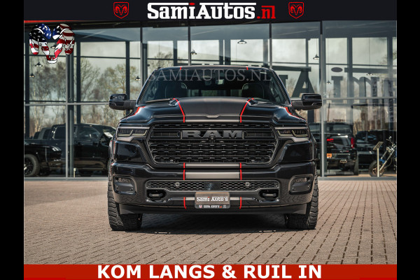 Dodge Ram HULK Pack | Limited Night H.O 540HP 706Nm | Massage + Full Option | De Meest Luxe en Volle Pick-Up in zijn Klasse | Hulk Pack is Comfortabele Dubbele Cabine met Royale 5 Zitplaatsen | BPM vrij | Nu Leverbaar uit Voorraad | Voorraad Nr 2353 - 5412