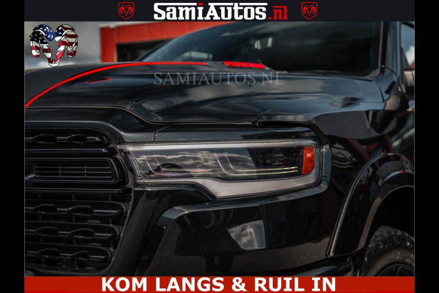 Dodge Ram HULK Pack | Limited Night H.O 540HP 706Nm | Massage + Full Option | De Meest Luxe en Volle Pick-Up in zijn Klasse | Hulk Pack is Comfortabele Dubbele Cabine met Royale 5 Zitplaatsen | BPM vrij | Nu Leverbaar uit Voorraad | Voorraad Nr 2353 - 5412