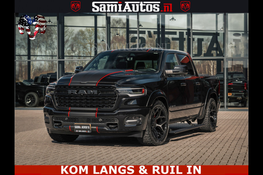 Dodge Ram HULK Pack | Limited Night H.O 540HP 706Nm | Massage + Full Option | De Meest Luxe en Volle Pick-Up in zijn Klasse | Hulk Pack is Comfortabele Dubbele Cabine met Royale 5 Zitplaatsen | BPM vrij | Nu Leverbaar uit Voorraad | Voorraad Nr 2353 - 5412