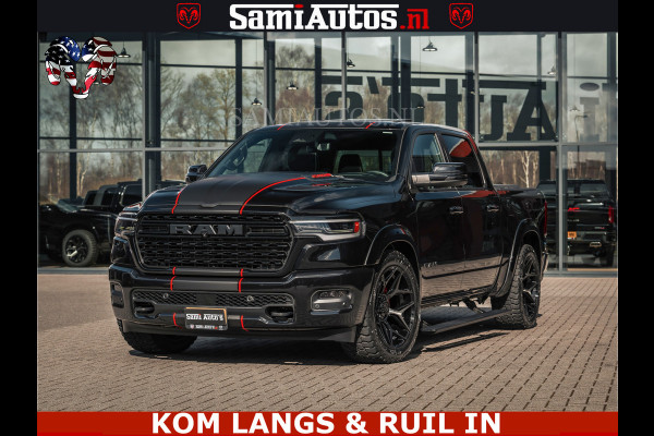 Dodge Ram HULK Pack | Limited Night H.O 540HP 706Nm | Massage + Full Option | De Meest Luxe en Volle Pick-Up in zijn Klasse | Hulk Pack is Comfortabele Dubbele Cabine met Royale 5 Zitplaatsen | BPM vrij | Nu Leverbaar uit Voorraad | Voorraad Nr 2353 - 5412