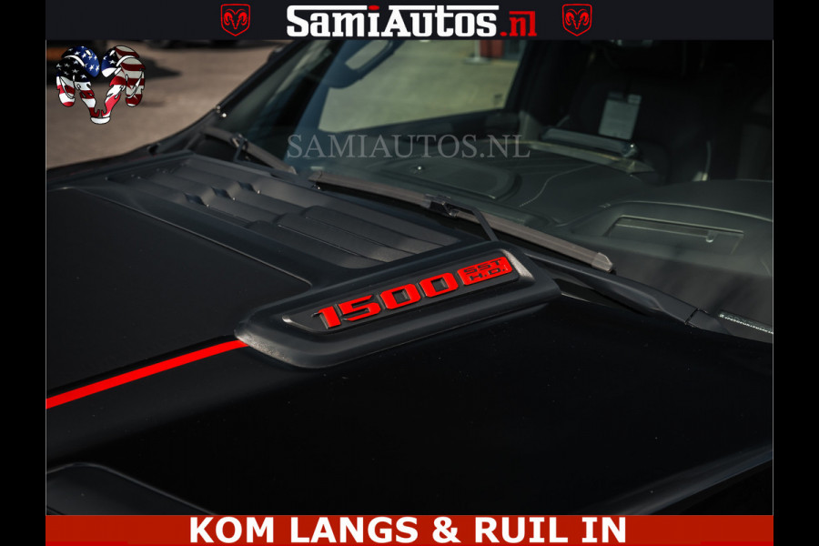 Dodge Ram HULK Pack | Limited Night H.O 540HP 706Nm | Massage + Full Option | De Meest Luxe en Volle Pick-Up in zijn Klasse | Hulk Pack is Comfortabele Dubbele Cabine met Royale 5 Zitplaatsen | BPM vrij | Nu Leverbaar uit Voorraad | Voorraad Nr 2353 - 5412