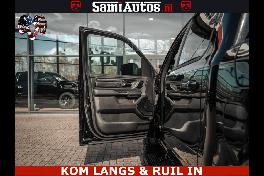 Dodge Ram HULK Pack | Limited Night H.O 540HP 706Nm | Massage + Full Option | De Meest Luxe en Volle Pick-Up in zijn Klasse | Hulk Pack is Comfortabele Dubbele Cabine met Royale 5 Zitplaatsen | BPM vrij | Nu Leverbaar uit Voorraad | Voorraad Nr 2353 - 5412