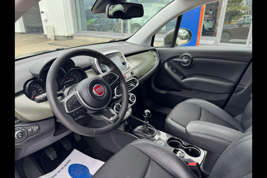 Fiat 500X 1.0 GSE Lounge 120pk | Navigatie | Achteruitrijcamera | Half leder