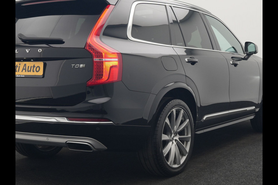 Volvo XC90 T8 Twin Engine AWD Inscription 7 Persoons PHEV 394pk Dealer O.H. | Panodak | Adaptive Cruise | Luxe Lederen Sportstoelen Memory & Verwarmd | 360 Camera | Head Up | Harman Kardon | Apple Carplay | Blis | Virtual | Navigatie | 21"L.M | Plug In Hybrid